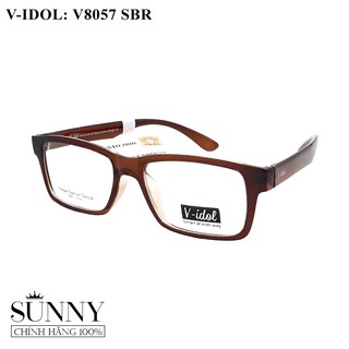 [Mã FASHIONMALLT4 giảm 15% tối đa 30K đơn 150k] Gọng kính V-idol V8057 (2 màu), sp chính hãng - tặng kèm tròng dưới 4 độ