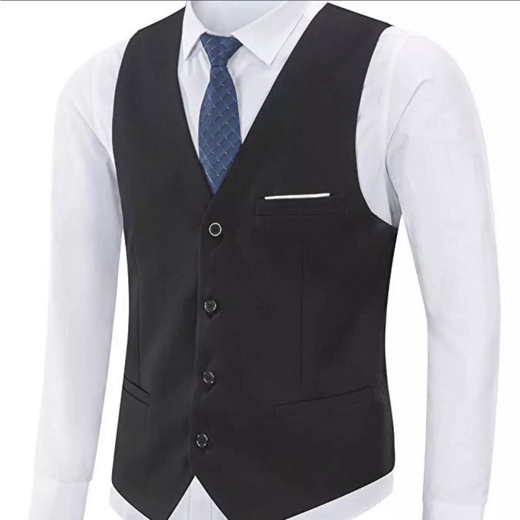 Áo vest gile nam ghi lê 2 lớp trẻ trung lịch lãm đẳng cấp quý ông dáng Hàn Quốc