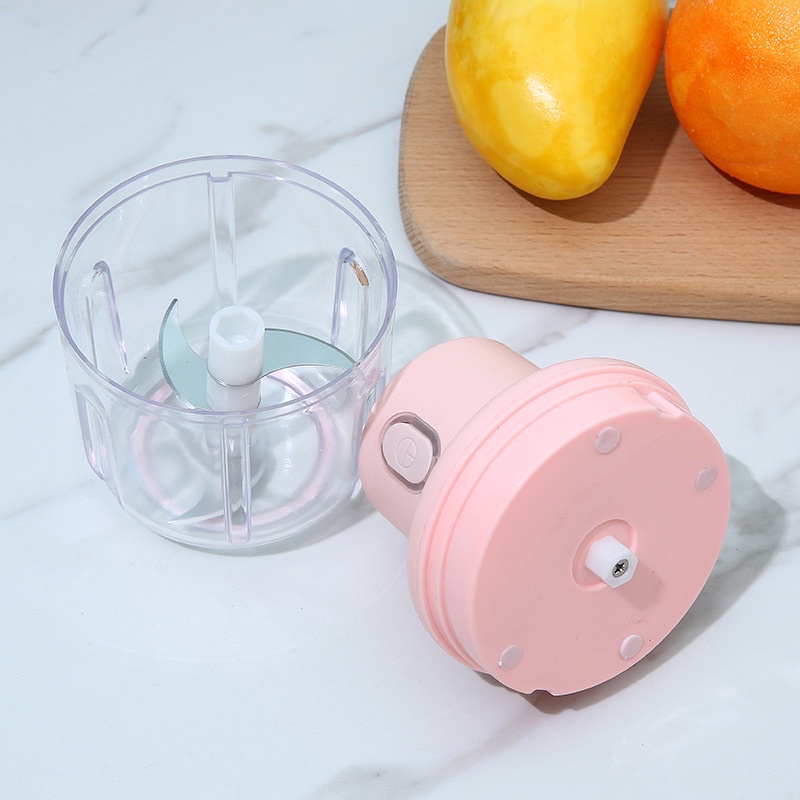 Máy Xay Mini Sạc Điện LULINSO Có Cổng Sạc Usb Xay Hành Tỏi Rau Củ Quả Đồ Ăn Dặm