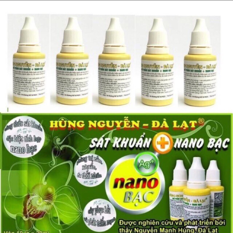 CHẾ PHẨM SÁT KHUẨN + NANO BẠC (HÙNG NGUYỄN-ĐÀ LẠT)