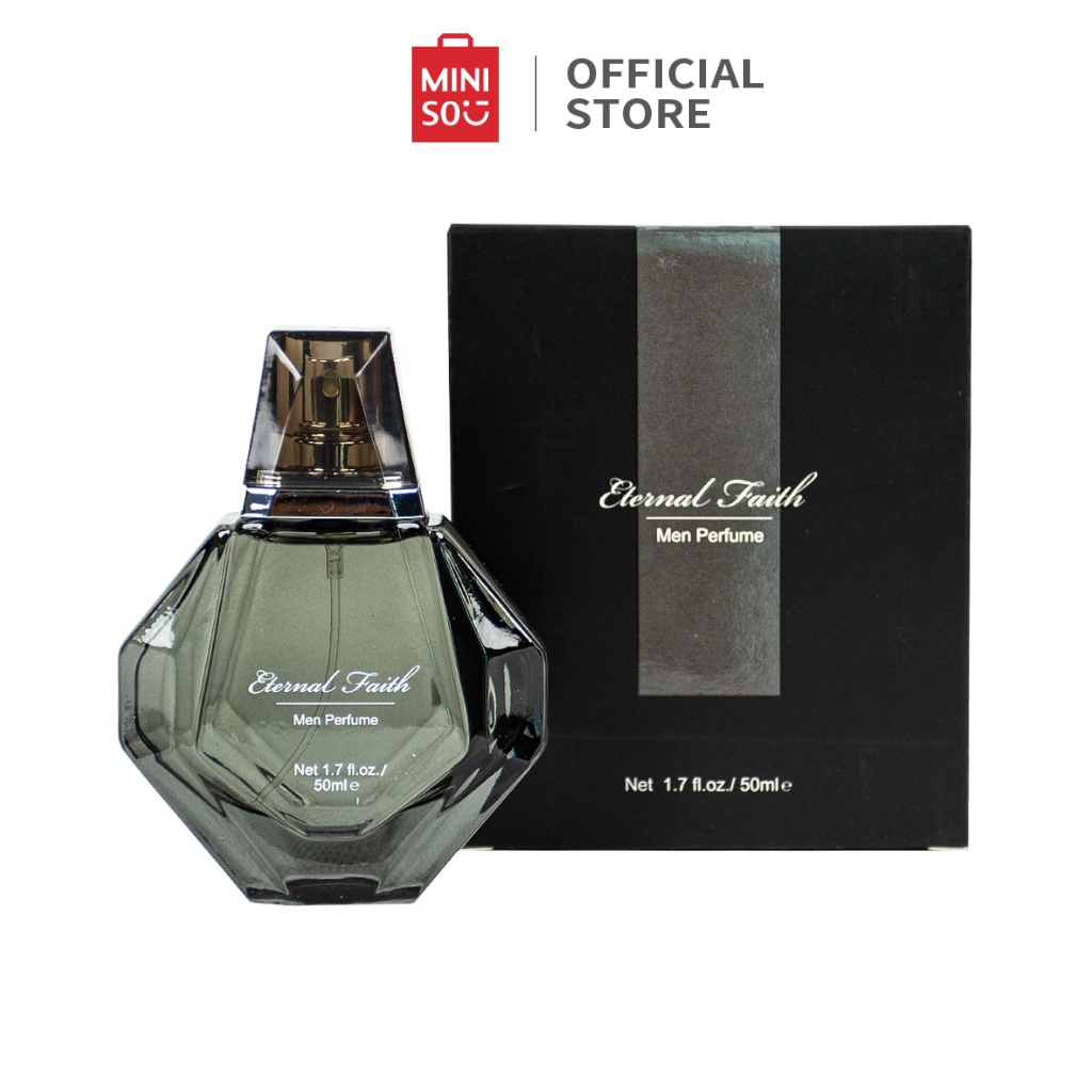 Nước Hoa nam Eternal Faith Miniso hương thơm mạnh mẽ nam tính dung tích 50ml