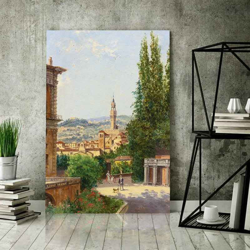 Tranh Italy Xa Xưa - Tranh Canvas Hiện Đại - Tranh Treo Tường Trang Trí Decor Phòng - Làm Đẹp Không Gian Sống