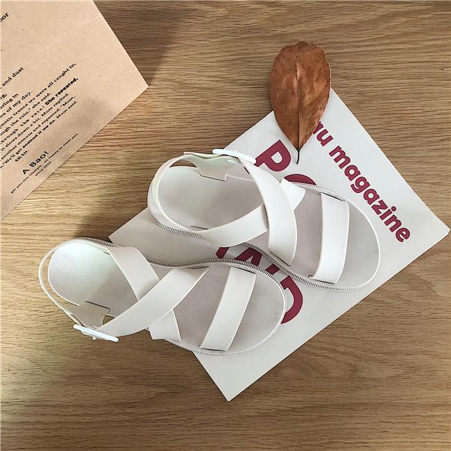 Sandal nữ chun chéo siêu mềm đi học, đi chơi đẹp, dép quai hậu nữ thời trang hàn quốc hot mùa hè 2020