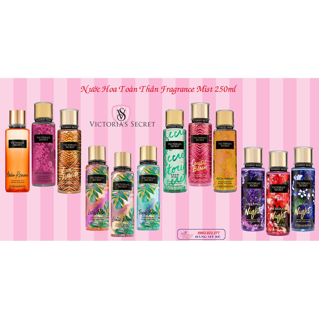 Nuớc Hoa Toàn Thân Victoria's Secret
