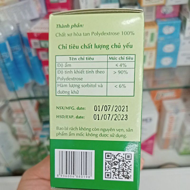 ✅ [Chính Hãng] VI-TAN 1 chất xơ hoà tan. (Hộp 110g 22 gói)