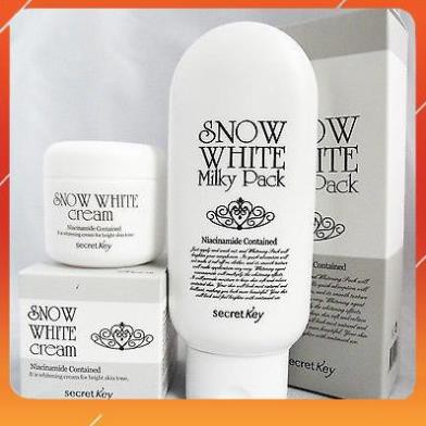 [Freeship99] Bộ mỹ phẩm tắm trắng Snow White Milky Pack và Snow White Cream