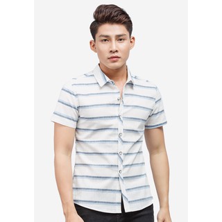 Áo sơ mi nam tay ngắn sọc ngang NN27