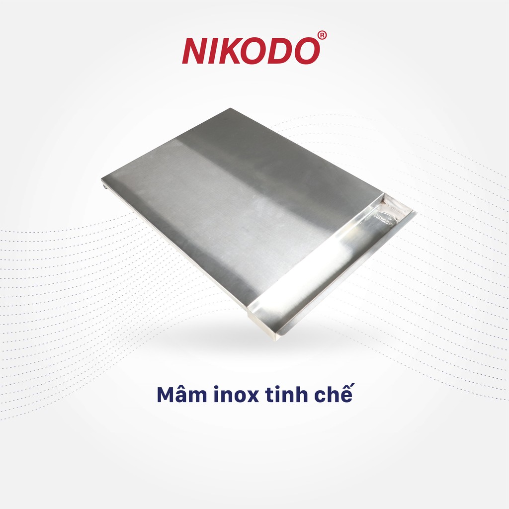 Mâm tinh chế yến inox Nikodo, có sẵn khay đựng nước tiện lợi