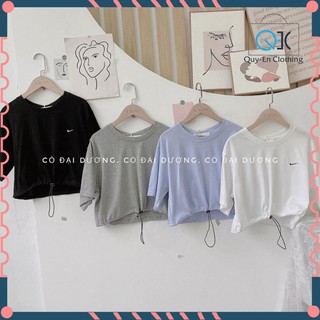 |ẢNH THẬT| Áo croptop nữ,áo croptop thời trang,áo croptop dây rút mềm mại giá SIÊU RẺ