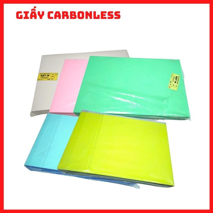 Giấy Carbonless Goldbee in hóa đơn A4- F4 - 500 tờ/tập - Tomchuakids