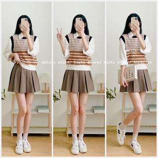 Chân váy xếp ly xoè