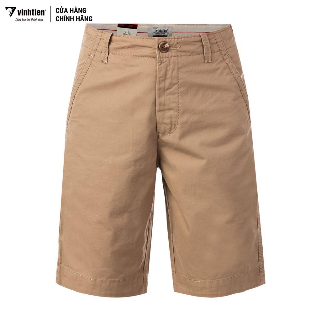 [Mã FAMALLT5 giảm 15% đơn 150K] Quần shorts classic 325 Vĩnh Tiến SVT1810 màu nâu