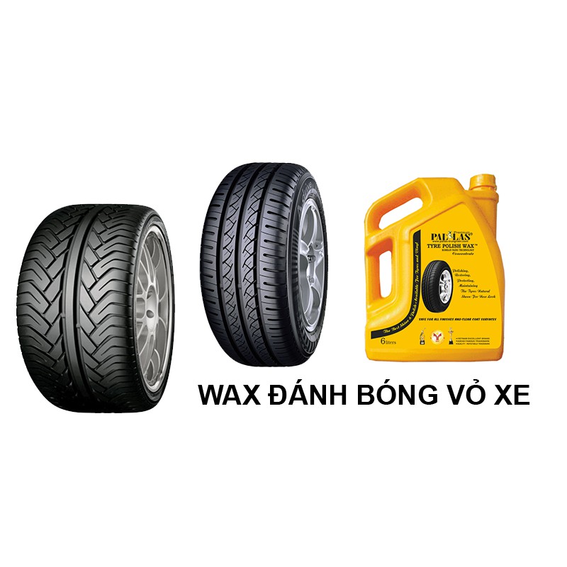 Dung Dịch Đánh Bóng Vỏ Xe ,Đánh Bóng Lốp Xe Polish Wax Pallas 3 Lít.