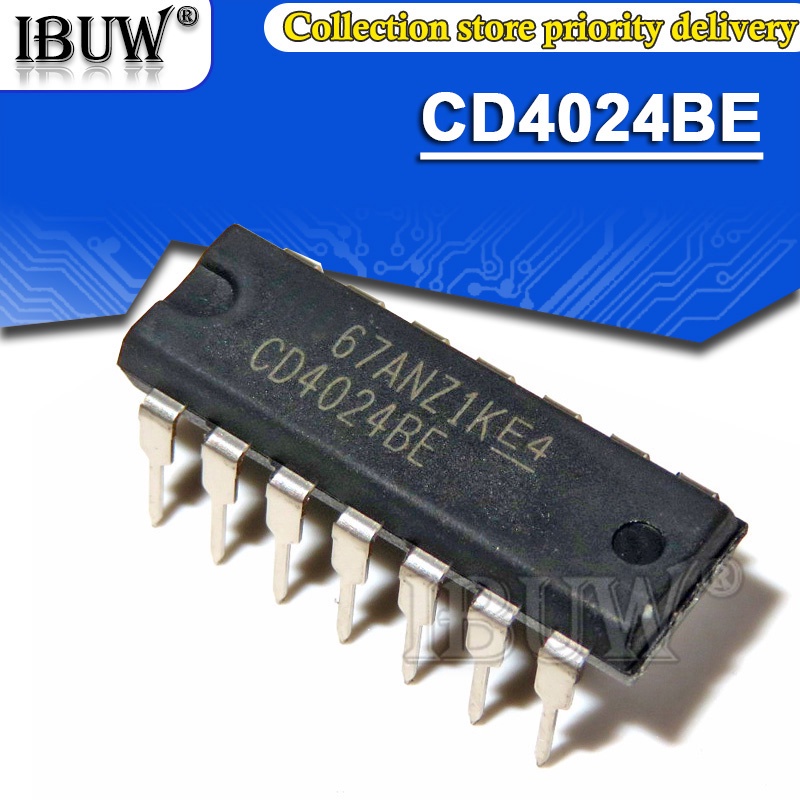 Set 10 Chip Điện Tử CD4024BE DIP14 CD4024 DIP-14 CD4024BD DIP