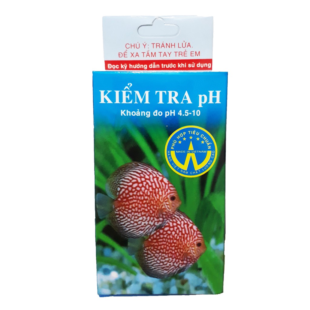 Dung Dịch Đo pH Hồ Cá - Bộ Test pH Nước Bể Cá Có Ống Nghiệm
