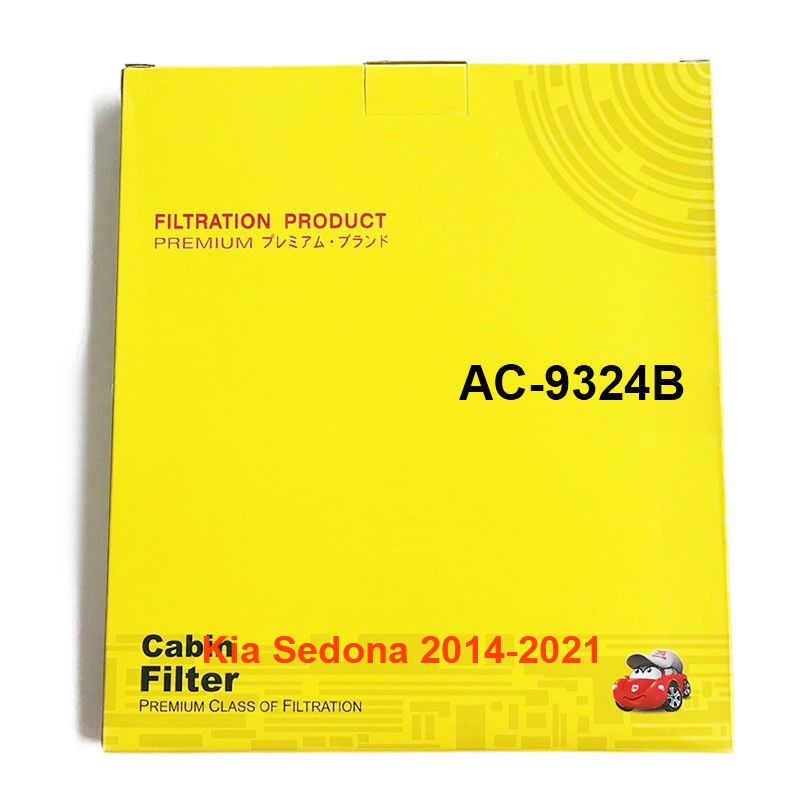Lọc gió điều hòa AC9324-6 JS Asakashi dành cho Kia Sedona 2014, 2015, 2016, 2017, 2018, 2019, 2020, 2021 97133-A9000