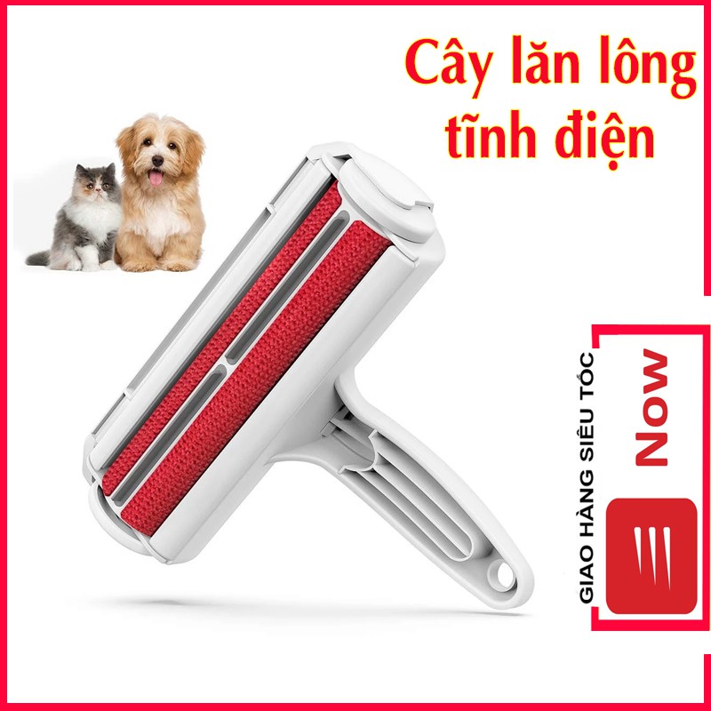 Cây Lăn Lông Tĩnh Điện Cho Mèo Nhanh Chóng Hút Sạch Lông Dính Quần Áo - Bobo Pet Shop Hà Nội