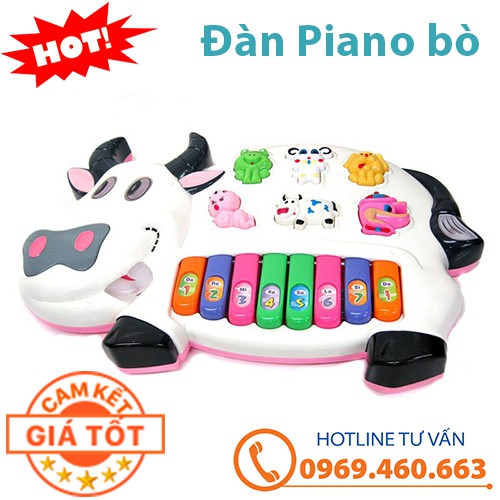Đàn piano con Bò cho bé | Đàn Bò piano organ đồ chơi nhạc cụ | Thế Giới Đồ Chơi Cho Bé
