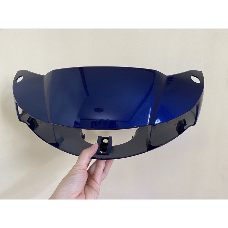 Ốp đầu đèn tay lái trước viva 110 suzuki màu xanh tím chính hãng