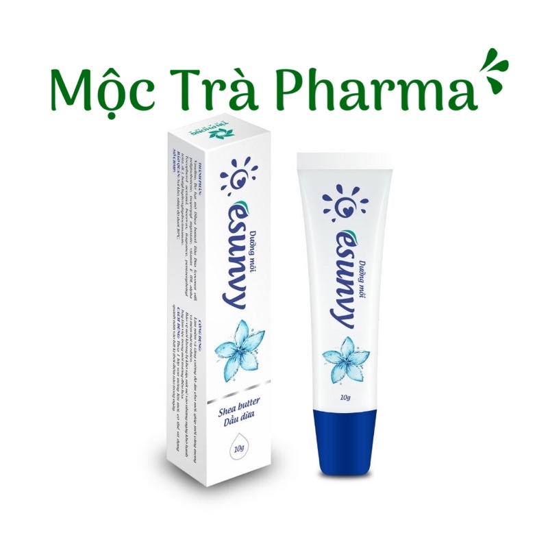 Dưỡng Môi Esunvy Bảo Vệ Môi Không Bị Khô Ráp, Nứt Nẻ, Luôn Căng Mọng, Mềm Mại Tự Nhiên Tuýp 10g