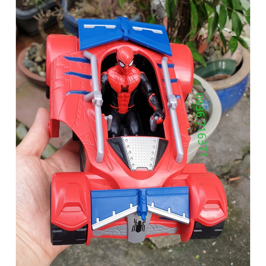 Đồ chơi xe ô tô người nhện cỡ lớn Spider-man hàng Hasbro