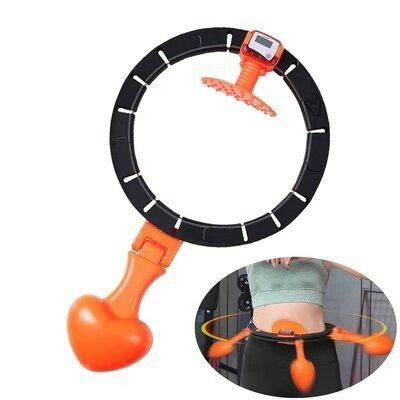 Vòng Lắc Eo Giảm Mỡ Tự Động - Vòng Lắc Giảm Mỡ Bụng HuLa Hoop, Điều Hòa Nhịp Tim, Massage Cơ Bụng, Tự Động