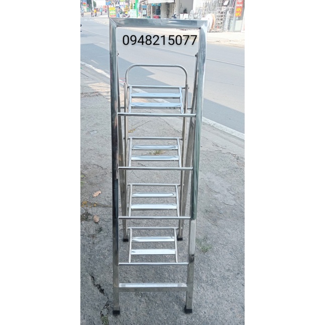 Thang xếp inox cao cấp dày dặn