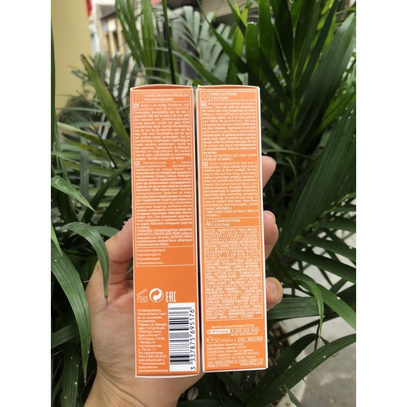 [AUTH PHÁP] KEM CHỐNG NẮNG VICHY CAPTIAL IDEAL SOLEIL ANTI-AGEING SPF 50 UVB +UVA 50ML ( NHẬP KHẨU )