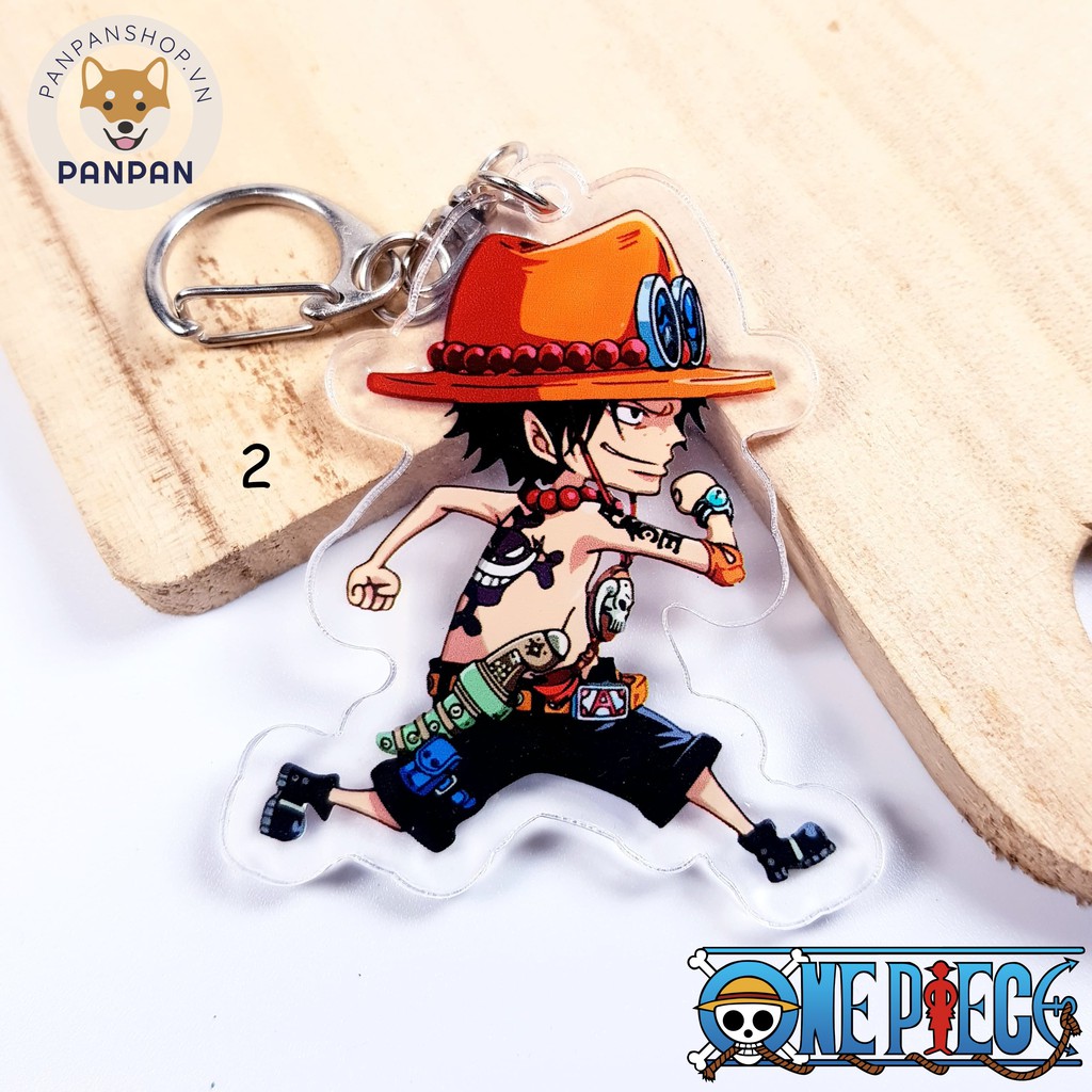 Móc Khoá Anime Mica Acrylic One Piece 2 (6cm)