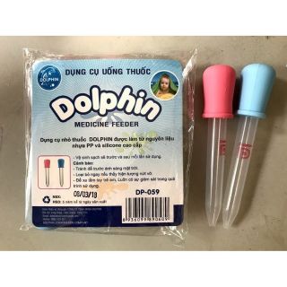 1 Ống hút sữa và thuốc cho bé Dolphin
