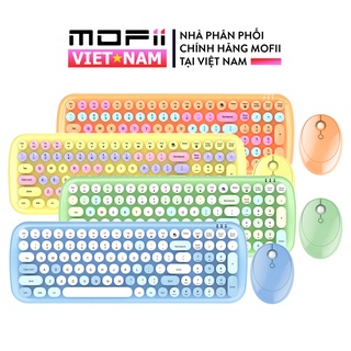 Combo Bàn Phím và Chuột không dây MOFII CANDY XR Chính Hãng tương thích cả