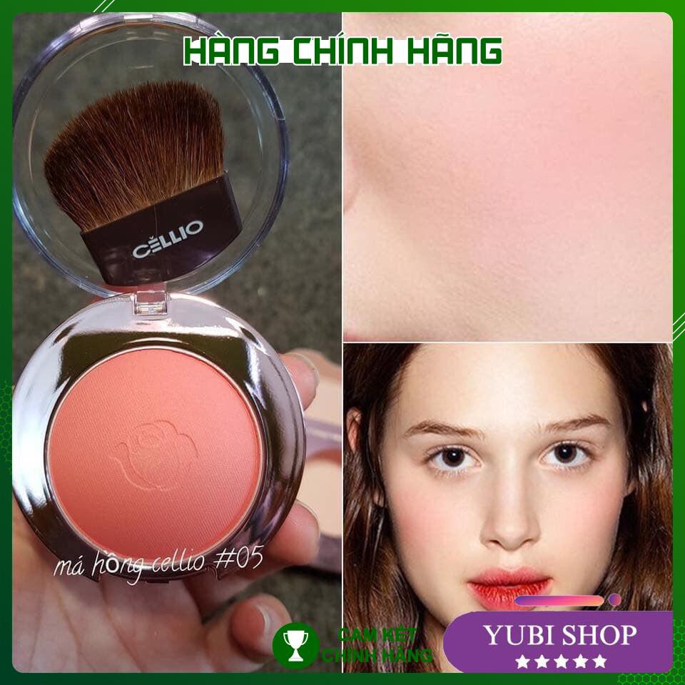 Phấn Má Hồng Cellio - Hàn Quốc - Phấn Má Ngọc Trai Cellio Shining Blusher - Hh