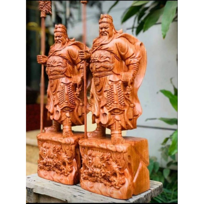 Tượng quan công quan vân trường gỗ hương