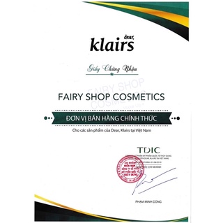 Toner Klairs Không Mùi ( Cân Bằng Da Nhạy Cảm, Da Mụn Viêm)