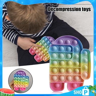 Astronaut Silicone Decompression Toy Push Bubble Fidget Sensory Toy Thinking Training Tools for Adult Children
