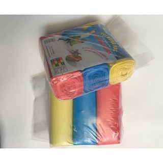 Combo 6 cuộn túi đựng rác tiện dụng đủ size
