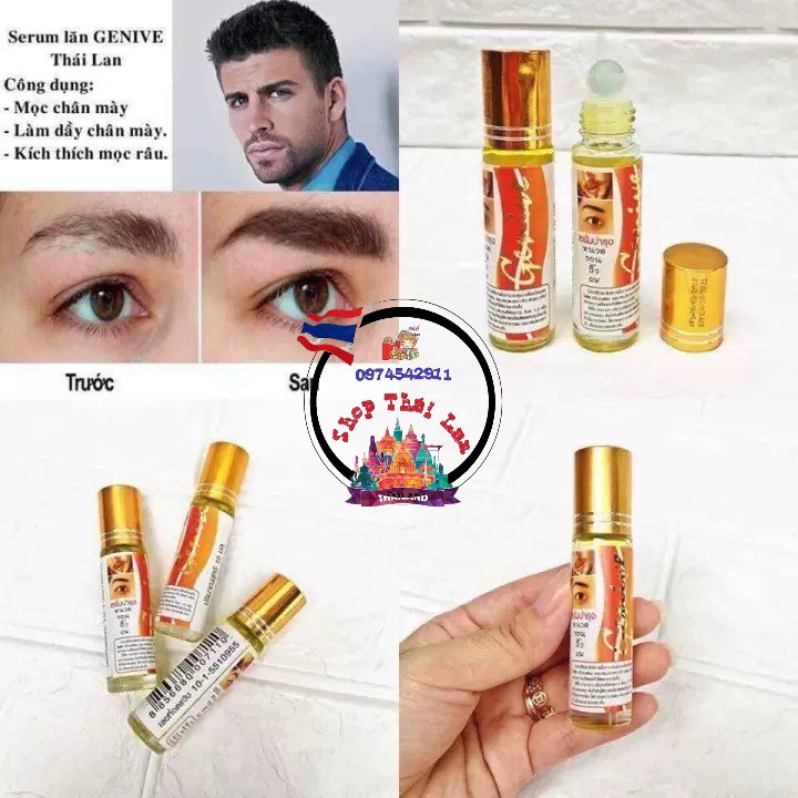 [FREESHIP] Serum kích thích mọc mày Genive 10ml