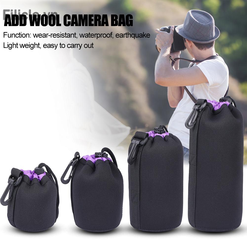 Túi dây rút đựng ống kính máy ảnh DSLR chống sốc chống thấm nước