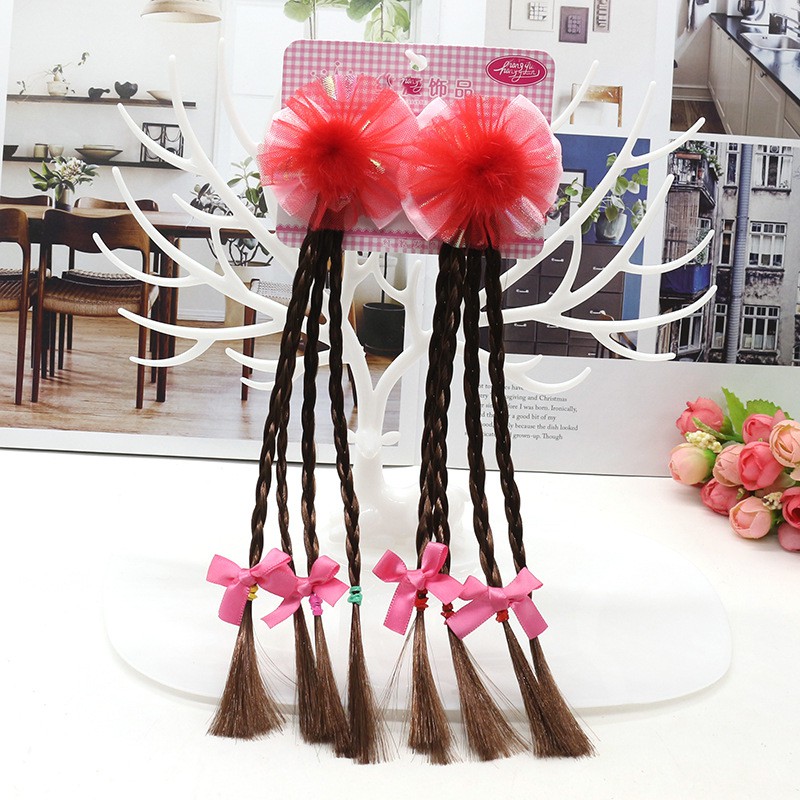 Kẹp tóc đính nơ dễ thương cho bé gái