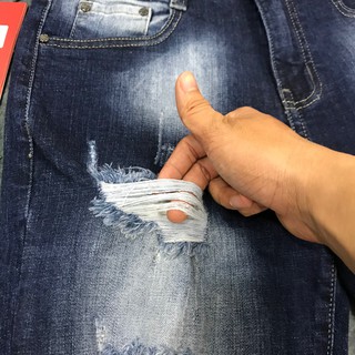 Quần Short Jeans Rách Cá Tính 213