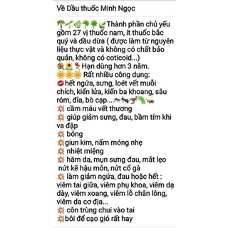 Dầu Minh Ngọc