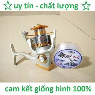 Máy Câu Cá Yumoshi 6000 - Tặng Kèm 100m Cước Chính Hãng