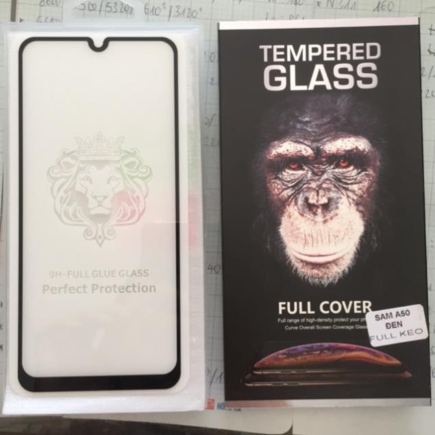 Kính cường lực full màn samsung A50 ,