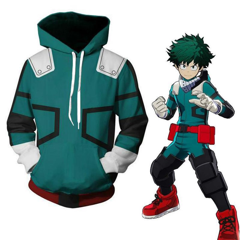Áo Hoodie Họa Tiết Anime My Boku No Hero Academia Thời Trang