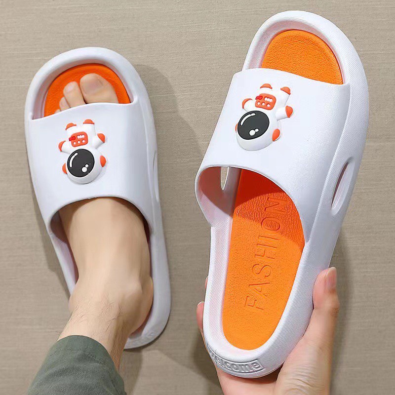 Dép Quai Ngang In Hình Phi Hành Gia Hoạt Hình Thời Trang Mùa Hè Cho Nam Và Nữ