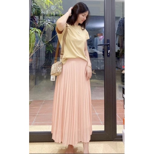 Chân váy xếp ly Uniqlo Nhật