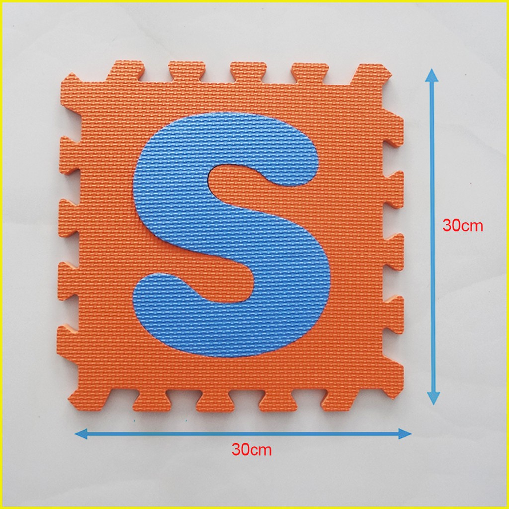 Thảm xốp cho bé - Kích thước mỗi tấm 30x30x1cm- Hàng Việt Nam