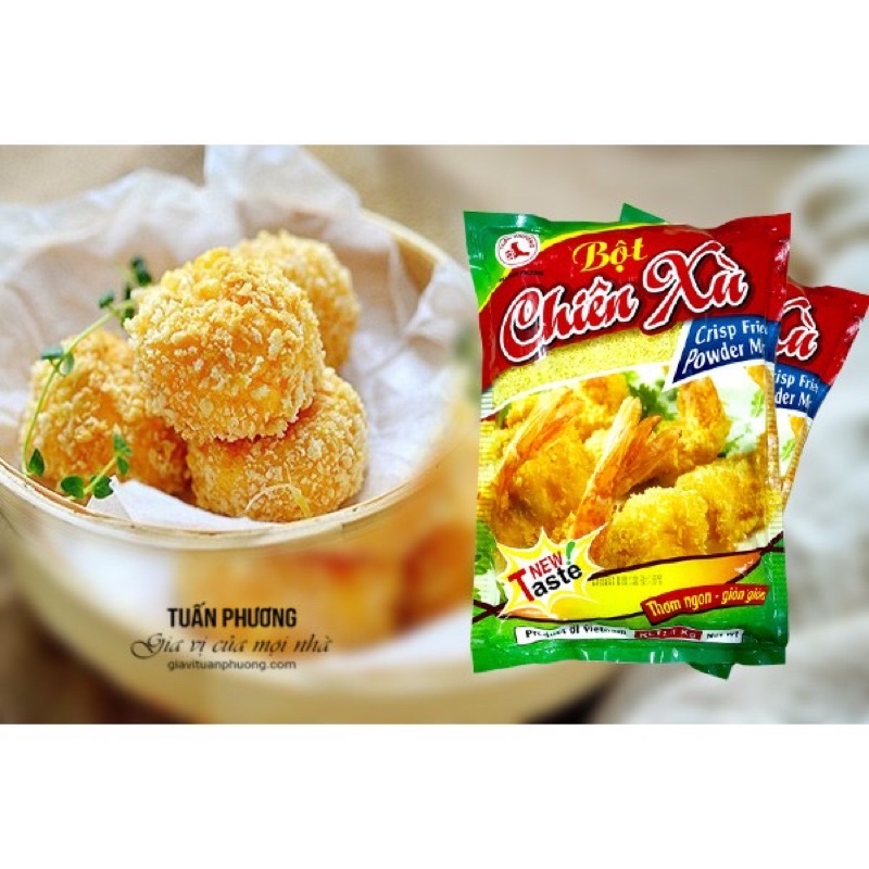 Bột Chiên Xù 3 Màu Hiệu Tuấn Phương Gói 1Kg