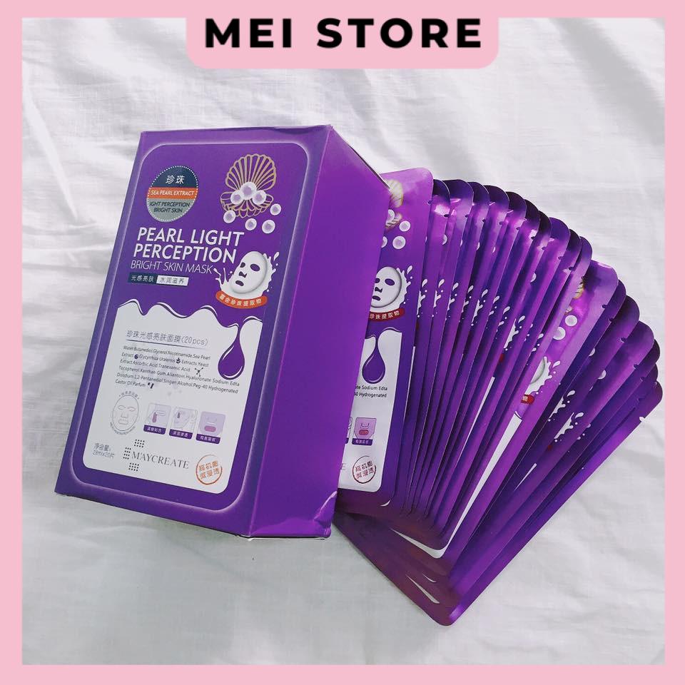 Mặt Nạ TÍM M'aycreate HA Mask (Miếng) Hyaluronic Acid