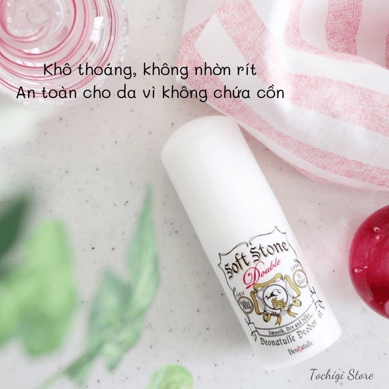 Lăn Nách Khoáng Đá Soft Stone Nhật Bản